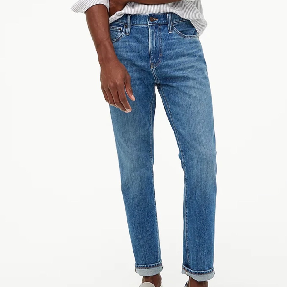 JCREW Factory Slim-Straight Vintage Jean 33 W 30 L